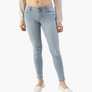 Women Blue Skinny Fit Stretchable Jeans<span> - </span>Sky Blue