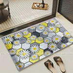 China 3D Door Mat Paposh Doormat Water Absorbent Floor mat 16 * 24 inch anti slip mat Red , Blue , Black , White Indoor mat Room mat Rugs carpet